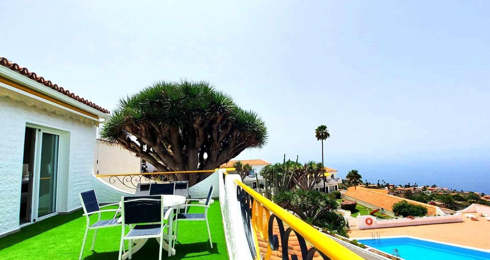 Acogedora Vivienda En Tenerife Con Vistas& Piscina Tacoronte Exterior foto